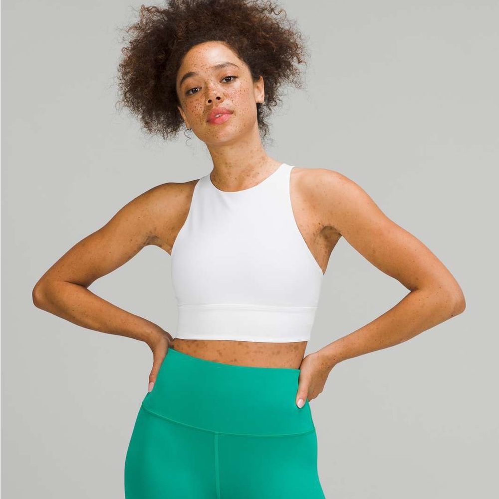 NEW W/ TAGS! White lululemon bra size 10